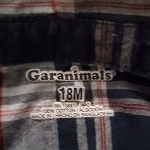 Long Sleeve Boys Button Up Shirt